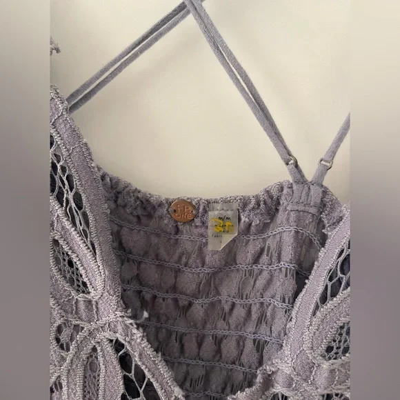 Free People Adella Maxi Dress purple size Medium - Picture 3 of 10